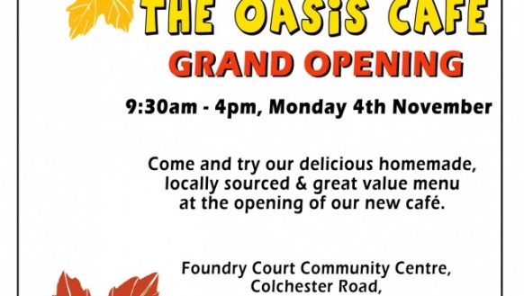 Oasis cafe Launch (Our sister Cafe in Manningtree)